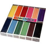 Colortime Buntstifte, L 17,45 cm, Mine 3 mm, Sortierte Farben, 12x24St