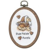 Permin Stickerei-Set mit Rahmen Elf 7x9cm