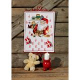 Permin Stickerei-Set Weihnachtskalender Santa's Workshop