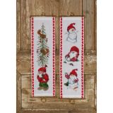 Permin Stickerei-Set Glockenschnur Elf mit Baum 12x39cm