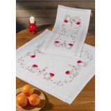 Permin Stickerei-Set Läufer Dekoration für Weihnachten 40x80cm