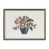Permin Stickerei-Set Vase mit Anemonen 38x27cm