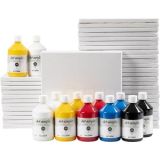 Art School, Mattglänzend, Primärfarben, 1 Set
