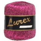 Lammy Lurex Garn 11 Dunkelrosa