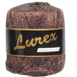 Lammy Lurex Garn 15 Hellbraun