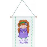 Permin Stickereiset Sternzeichen Jungfrau 18x25cm