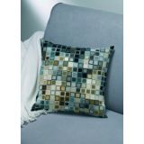 Permin Stickerei-Set Kissen Pixel Rosen 38x38cm