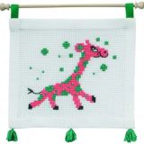 Permin Stickerei-Set Bild Giraffe 22x19cm