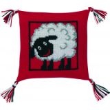 Permin Stickerei-Set Kissen Schaf 28x28cm