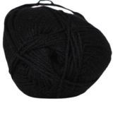Hjertegarn Lana Cotton 212 Garn Farbe 500 Schwarz