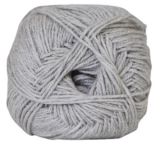 Hjertegarn Lana Cotton 212 Garn Farbe 434 Hellgrau