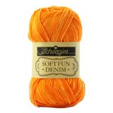 Scheepjes Softfun Denim- Garn Print 519 Orange