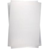 Plastikschrumpfplatten, Blatt 20x30 cm, Dicke 0,3 mm, Glänzend transpa
