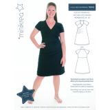 MiniKrea Schnittmuster 70042 Kleid mit Drapierung Größe 34-50