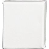 Leinwand, T 1.6 cm, Größe 10x10 cm, 360 g, Weiß, 10 Stk/ 1 Pck
