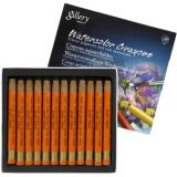 Gallery Aquarell-Kreide, L 9,3 cm, Orange, 12Stk/ 1 Pck