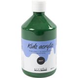 Acrylfarbe Matt, Dunkelgrün, 500ml/ 1 Fl.