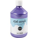 Acrylfarbe Metallic, Metallic, Violett, 500ml/ 1 Fl.