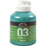 A-Color Acrylfarbe, grün, 03 - metallic, 500ml