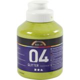 Glitter-Acrylfarbe, Lindgrün, 500ml/ 1 Fl.