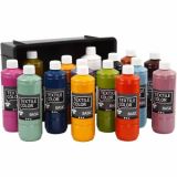 Textilfarbe, Sortierte Farben, 15x500ml/ 1 Pck