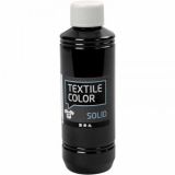Textile Solid, Schwarz, deckend, 250 ml