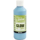Fluoreszierende Farbe, Fluoreszierend Hellblau, 250ml/ 1 Fl.
