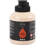 Acrylfarbe, Mattglänzend, Deckend, Hellbeige, 500ml/ 1 Fl.