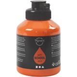 Acrylfarbe, Mattglänzend, Halbtransparent, Orange, 500ml/ 1 Fl.