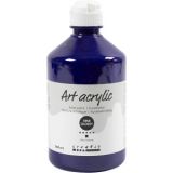 Acrylfarbe, Mattglänzend, Deckend, Ultramarinblau, 500ml/ 1 Fl.