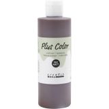 Plus Color Bastelfarbe, Schokolade, 250ml/ 1 Fl.