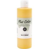 Plus Color Bastelfarbe, Sonnengelb, 250ml/ 1 Fl.
