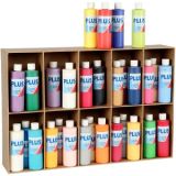 Plus Color Bastelfarbe, Sortierte Farben, 30x250ml/ 1 Pck