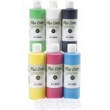 Plus Color Bastelfarbe, Primärfarben, 6x250ml/ 1 Pck