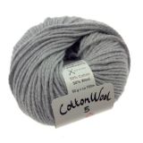 Gepard Garn CottonWool 5 Garn Unicolor 506 Hellgrau
