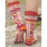 Mexican Sunset by DROPS Design - Strickmuster mit Kit Socken Größen 35 - 35/37