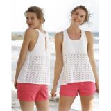 Holiday Bliss by DROPS Design - Strickmuster mit Kit Top Größen S - XX - Small