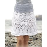 Summer Elegance by DROPS Design - Strickmuster mit Kit Rock mit Spitze - Small