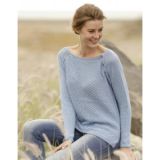 Morning at Home by DROPS Design - Strickmuster mit Kit Pullover großer - Medium