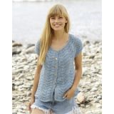 Shore Line Cardigan by DROPS Design - Strickmuster mit Kit Cardigan mi - XXX-Large