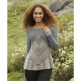 Tauriel by DROPS Design - Strickmuster mit Kit Pullover mit Domino-Qua - X-Large