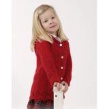 Bright Sally by DROPS Design - Strickmuster mit Kit Jacke mit Zopf- un - 7/8 år