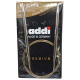 Addi Turbo Rundstricknadeln Messing 80cm 6,50mm / 31.5in US10½