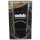 Addi Turbo Rundstricknadeln Messing 80cm 7,00mm / 31.5in US10¾