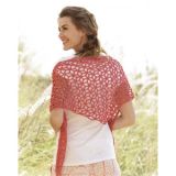 Evening Evelyn by DROPS Design - Häkelmuster mit Kit Tuch 39x158cm - One Size