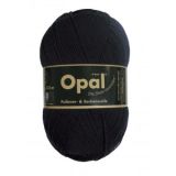 Opal Uni 4-ply Garn Unicolor 2619 Schwarz