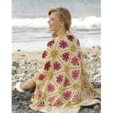 Spring Daze by DROPS Design - Häkelmuster mit Kit Decke 93x130cm - 93x130 cm