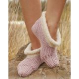 Julia by DROPS Design - Strickmuster mit Kit Slipper Größen 35/37 - 42 - 38/40