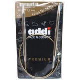 Addi Turbo Rundstricknadeln Messing 60cm 7,00mm / 23.6in US10¾