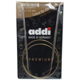 Addi Turbo Rundstricknadeln Messing 80cm 4,50mm / 31.5in US7